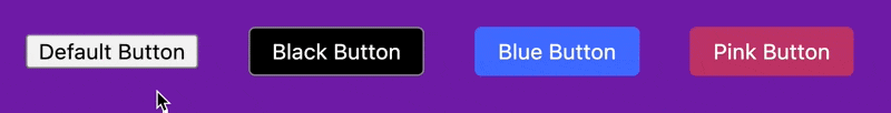 Screen recording: navigating through the four buttons set on a dark purplse background in Chrome shows the default focus indicator around each button when it receives focus.